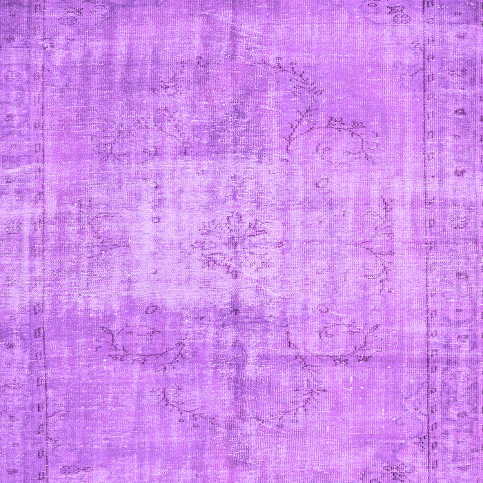 Machine Washable Persian Purple Traditional Area Rugs, wshtr3341pur