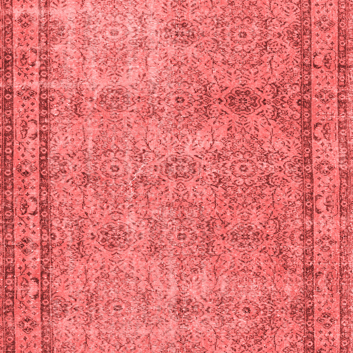 Machine Washable Persian Red Traditional Rug, wshtr3342red