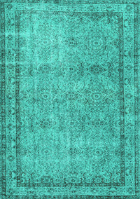 Persian Turquoise Traditional Rug, tr3342turq