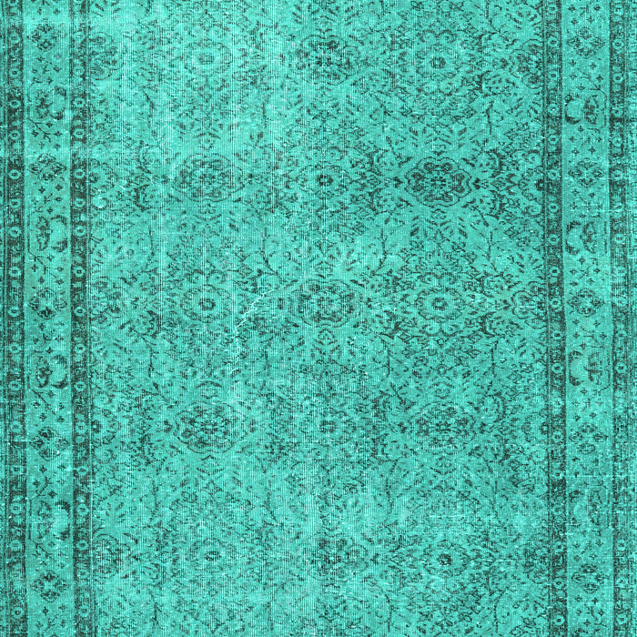Machine Washable Persian Turquoise Traditional Area Rugs, wshtr3342turq