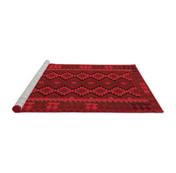Country Red Washable Rugs