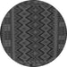 Square Southwestern Gray Country Rug, tr3343gry