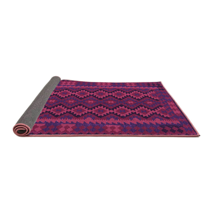 Sideview of Southwestern Purple Country Rug, tr3343pur