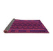 Sideview of Southwestern Purple Country Rug, tr3343pur