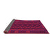 Sideview of Southwestern Pink Country Rug, tr3343pnk