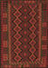 Southwestern Brown Country Rug, tr3343brn