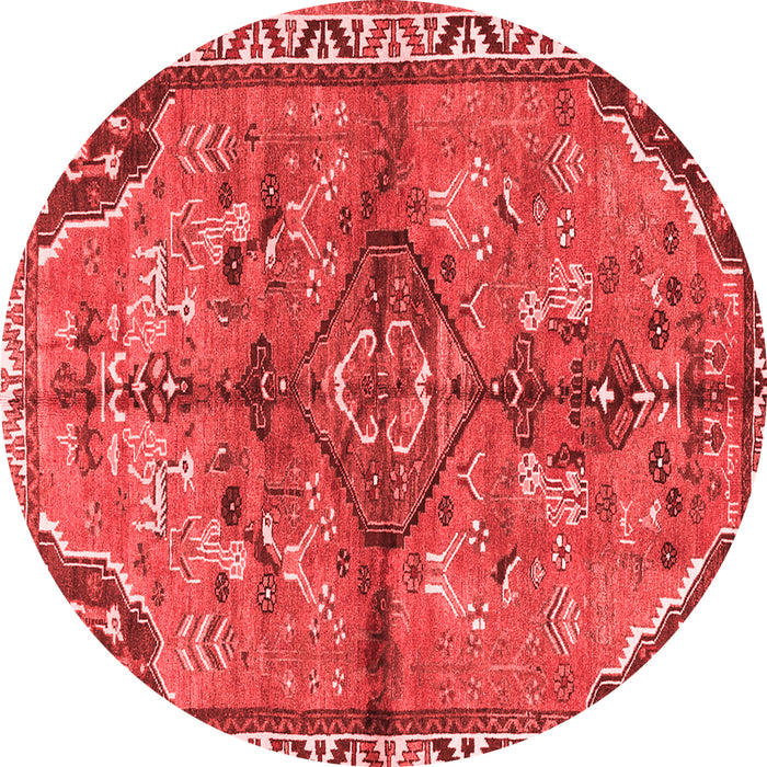 Machine Washable Persian Red Traditional Rug, wshtr3344red