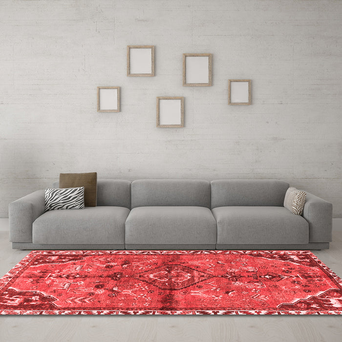 Traditional Red Washable Rugs