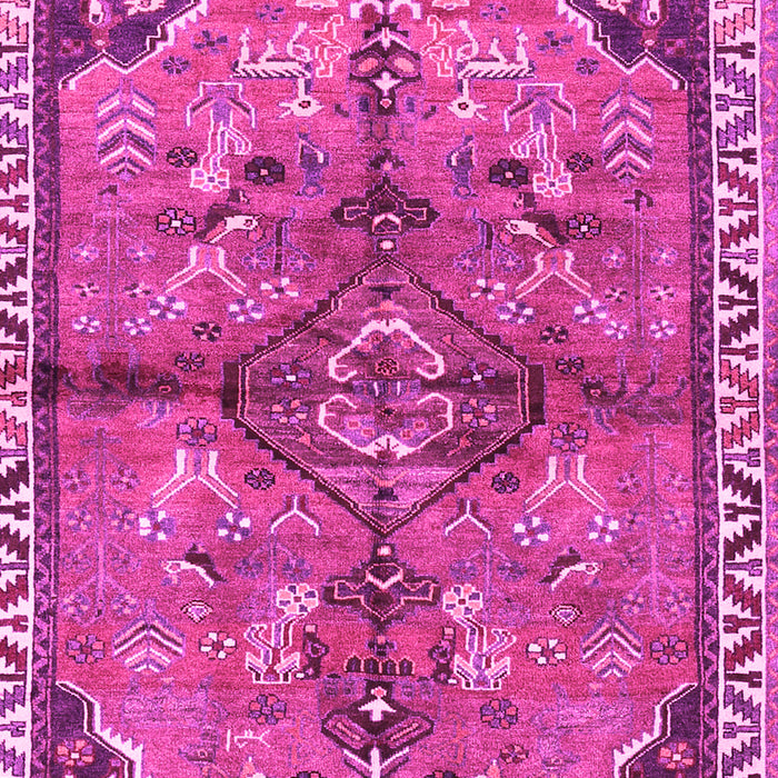 Machine Washable Persian Pink Traditional Rug, wshtr3344pnk