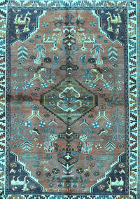 Persian Light Blue Traditional Rug, tr3344lblu