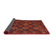 Sideview of Traditional Brown Red Southwestern Rug, tr3345