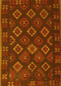 Southwestern Yellow Country Rug, tr3345yw