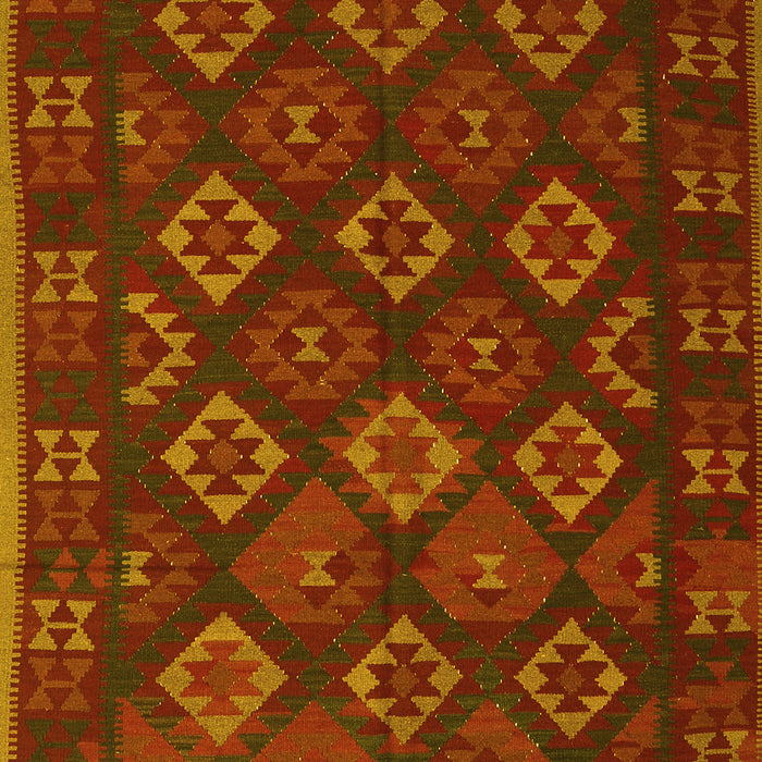 Southwestern Yellow Country Rug, tr3345yw