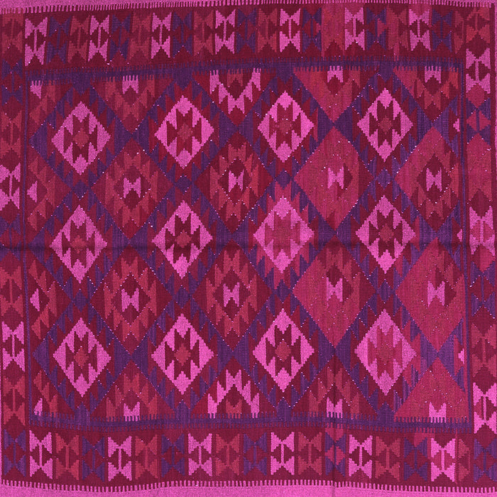 Square Southwestern Pink Country Rug, tr3345pnk