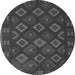 Square Southwestern Gray Country Rug, tr3345gry