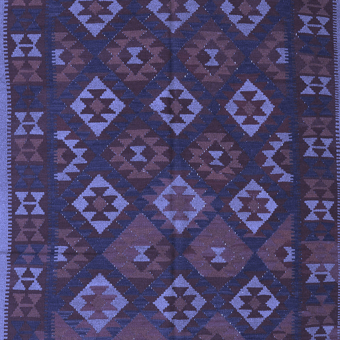 Southwestern Blue Country Rug, tr3345blu