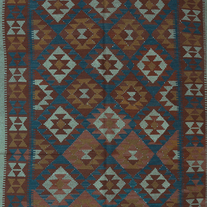 Southwestern Light Blue Country Rug, tr3345lblu