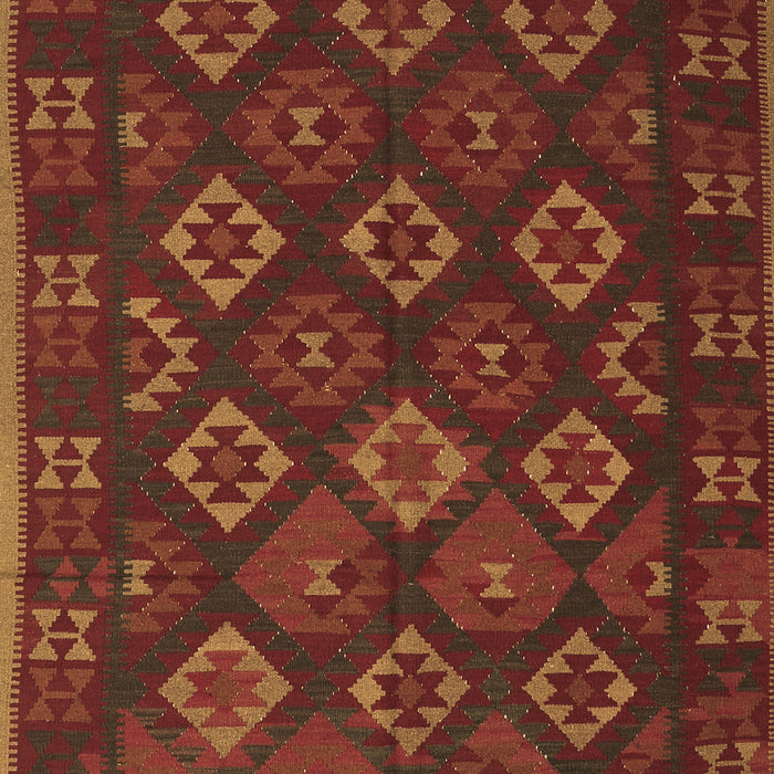 Southwestern Brown Country Rug, tr3345brn