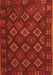 Southwestern Orange Country Rug, tr3345org