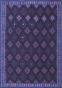 Southwestern Blue Country Rug, tr3346blu