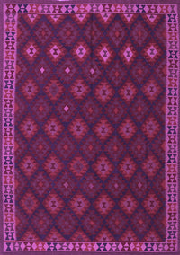 Southwestern Purple Country Rug, tr3346pur