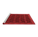 Country Red Washable Rugs