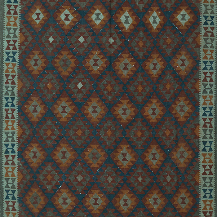 Southwestern Light Blue Country Rug, tr3346lblu