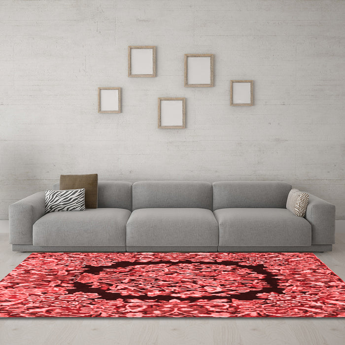 Traditional Red Washable Rugs