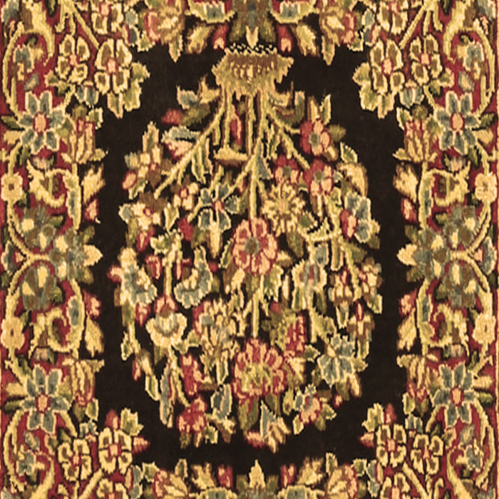 Machine Washable Persian Brown Traditional Rug, wshtr3347brn