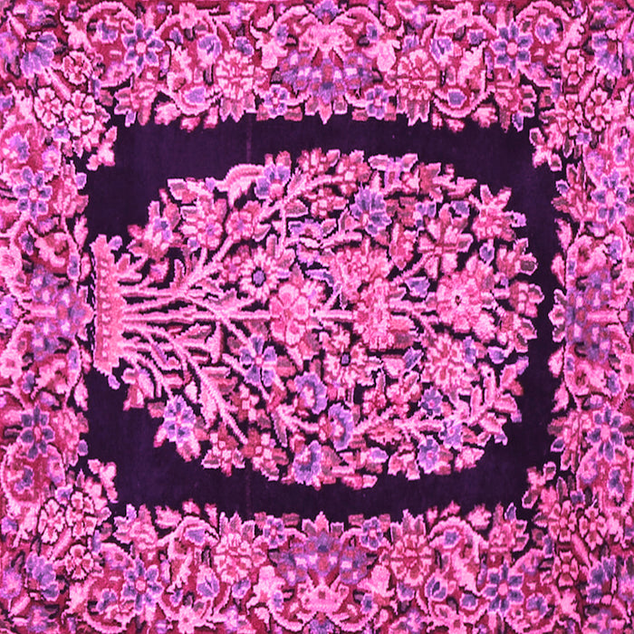 Square Persian Pink Traditional Rug, tr3348pnk