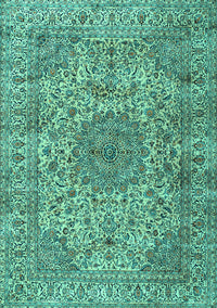 Persian Turquoise Traditional Rug, tr3349turq