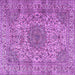 Square Persian Purple Traditional Rug, tr3349pur