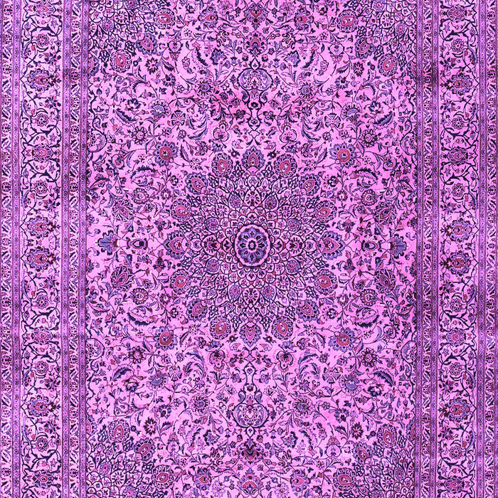 Machine Washable Persian Purple Traditional Area Rugs, wshtr3349pur
