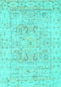 Persian Turquoise Traditional Rug, tr334turq