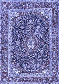 Medallion Blue Traditional Rug, tr3350blu