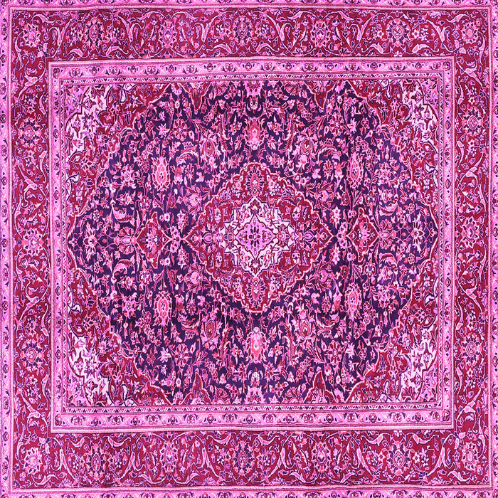 Square Medallion Pink Traditional Rug, tr3350pnk