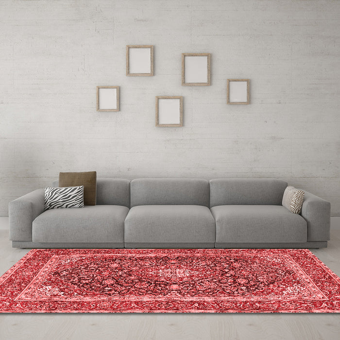 Traditional Red Washable Rugs