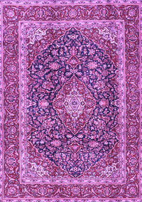 Medallion Purple Traditional Rug, tr3350pur