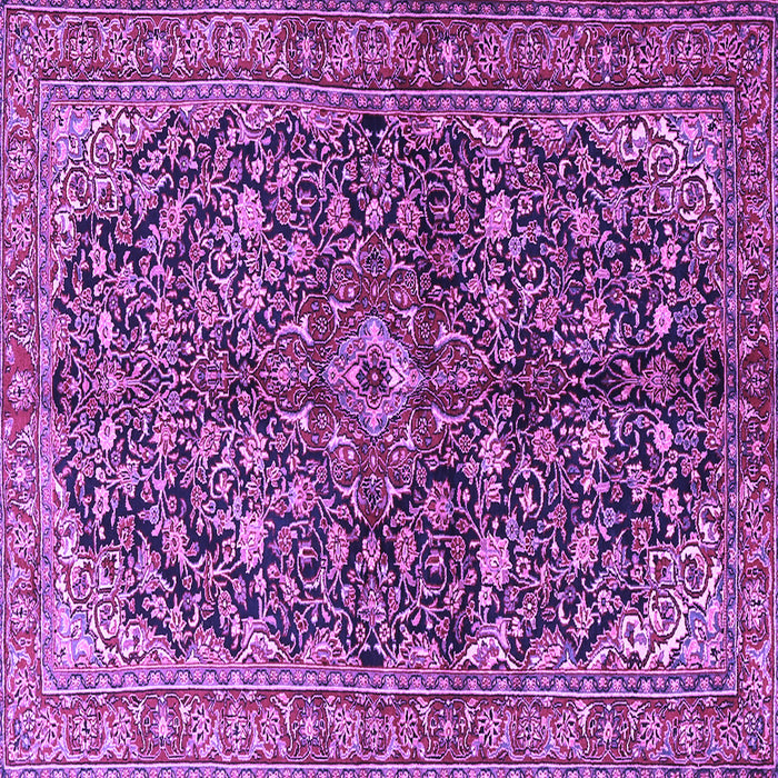 Square Persian Purple Traditional Rug, tr3351pur