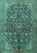 Persian Turquoise Traditional Rug, tr3351turq