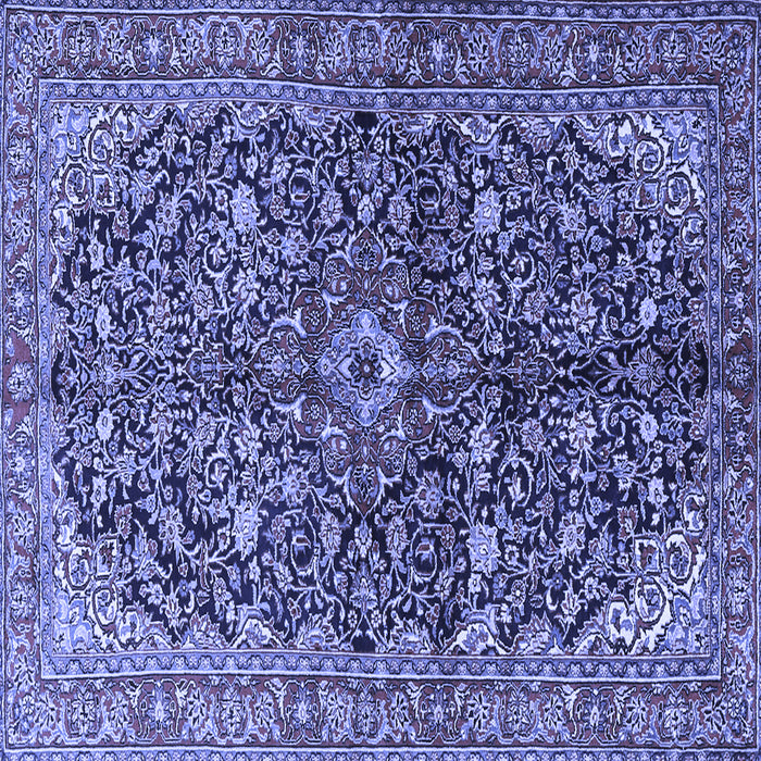 Square Persian Blue Traditional Rug, tr3351blu