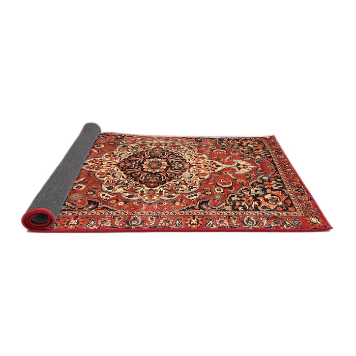 Sideview of Traditional Red Medallion Rug, tr3352