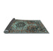 Sideview of Medallion Light Blue Traditional Rug, tr3352lblu