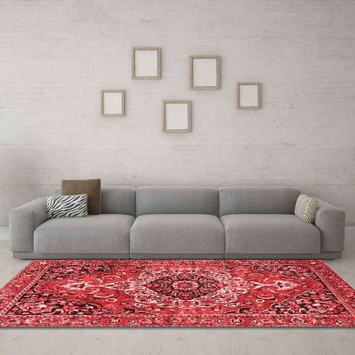 Traditional Red Washable Rugs