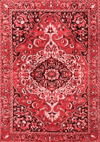 Medallion Red Traditional Rug, tr3352red