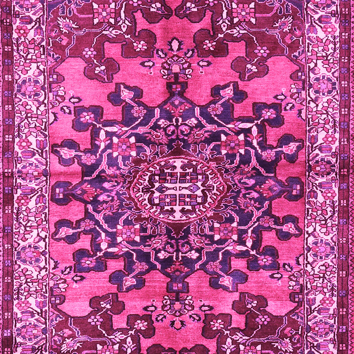 Medallion Pink Traditional Rug, tr3353pnk