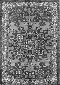 Medallion Gray Traditional Rug, tr3353gry