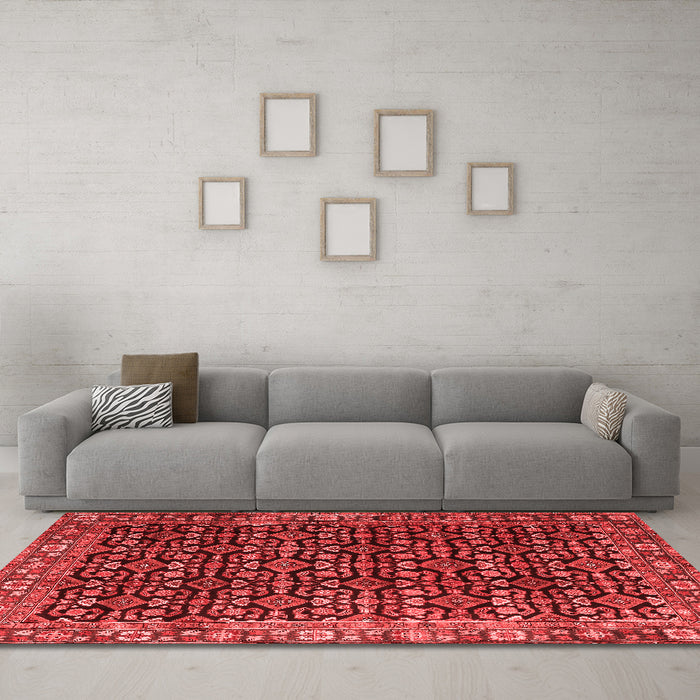 Traditional Red Washable Rugs