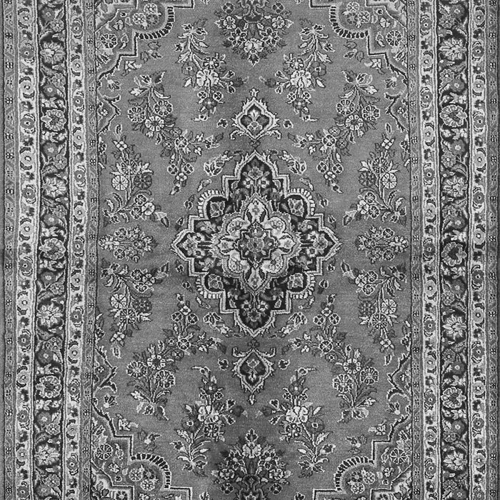 Medallion Gray Traditional Rug, tr3355gry