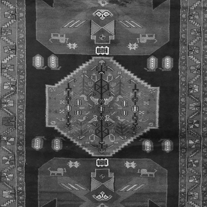 Serging Thickness of Machine Washable Animal Gray Traditional Rug, wshtr3356gry